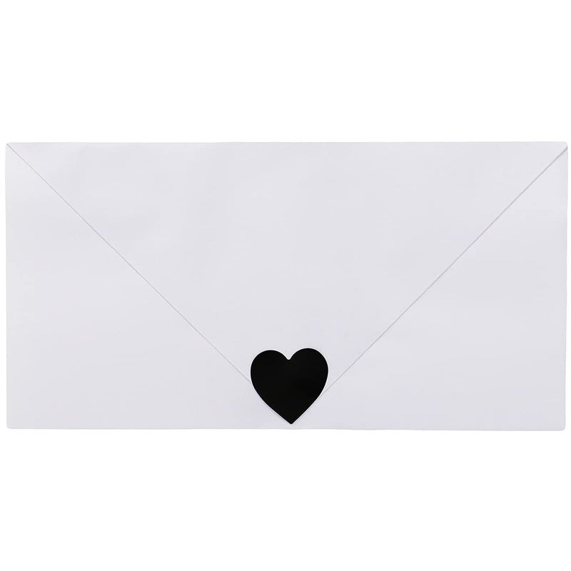 InStockLabels.com Black Heart Stickers - 3/4 Inch Small Adhesive Labels, 500 Stickers per Roll for Valentine's Day, Crafts, Cards, Packaging, and DIY Decorations - Made in The USA - Image 4